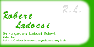 robert ladocsi business card